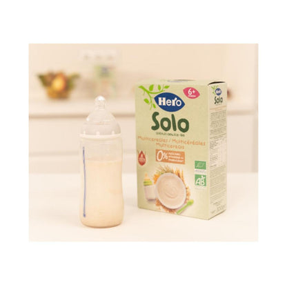 Embalagem com 2 x Papas Multigrãos Biológicos + 6 meses 300g. Herói Solo