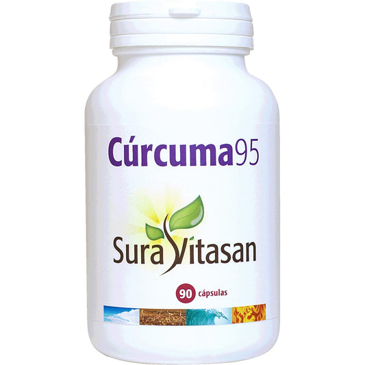 Curcuma 95 Com Piperina 90 Cápsulas Sura Vitasan