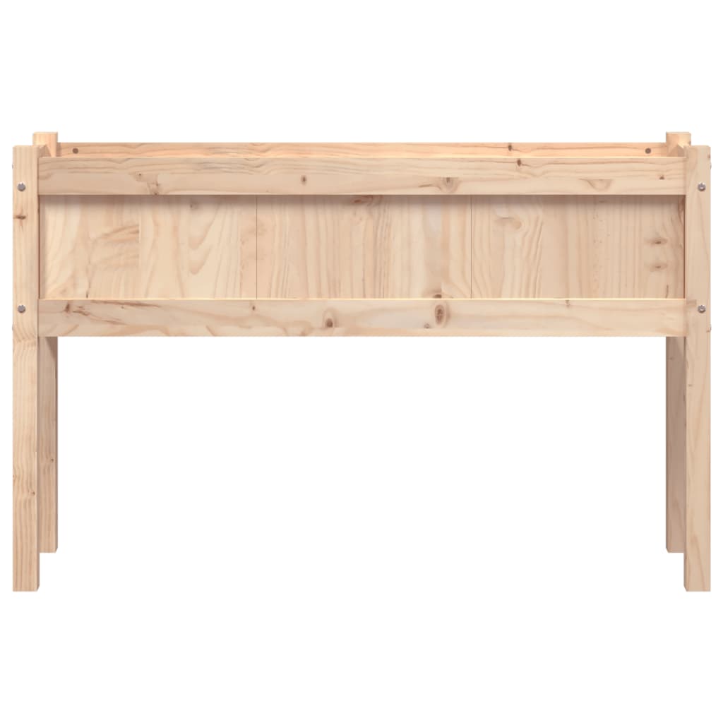 Jardineras De Exterior Con Patas 2 Uds Madera Maciza De Pino_4