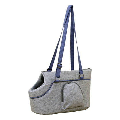Kerbl Bolso Transportín Para Mascotas Marie Gris Y Azul 40x20x21 Cm_0