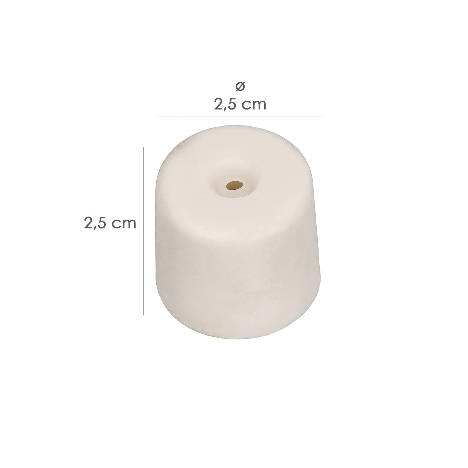 Tope Puerta Wolfpack Atornillar Blanco