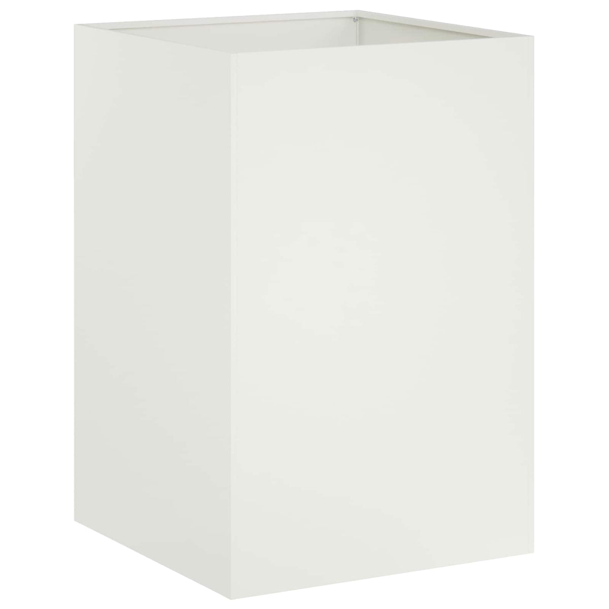 Macetero De Jardín 2 Uds. Blanco 40 X 40 X 75 Cm_2