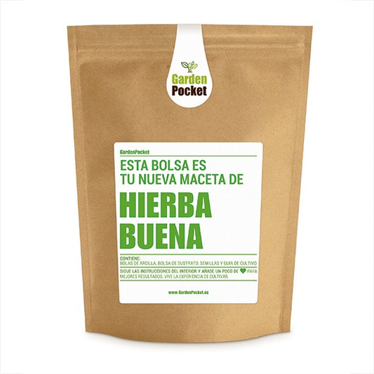 Kit de bolso para jardim de ervas: hortelã