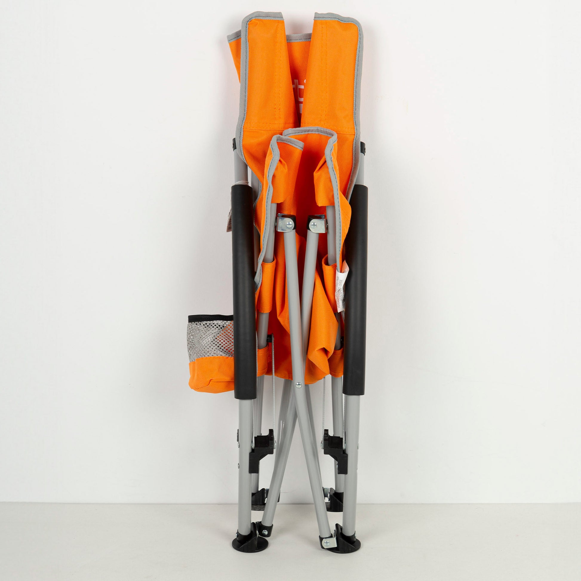 Aktive Pack 4 Sillas Plegables Playa Bajas 50x51x67 Cm Naranja Con Posavasos_1