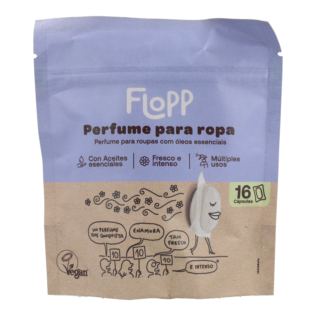 Perfume para ropa ECO Flopp 16caps
