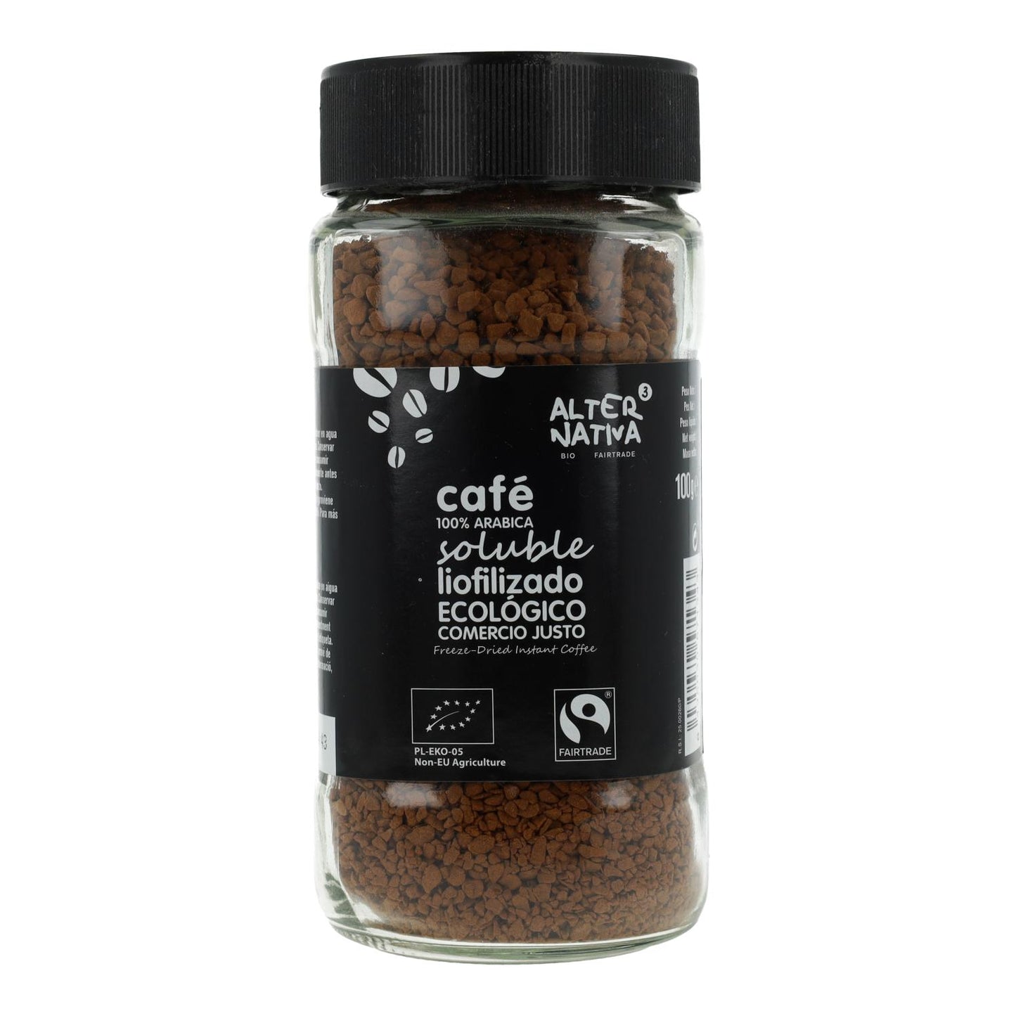 Café instantâneo liofilizado Bio Alternative, 100g