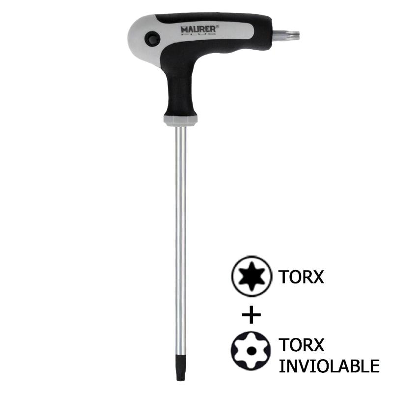 Llave Torx Maurer Con Mango T T27 Inviolable