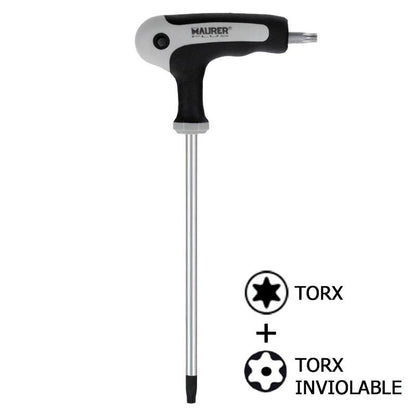 Llave Torx Maurer Con Mango T T09 Inviolable