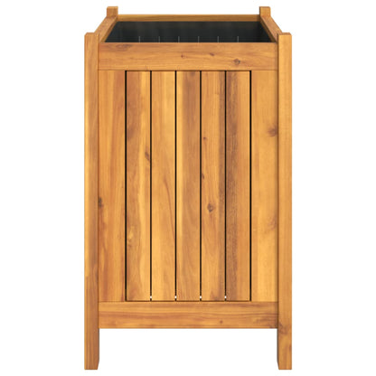 Jardinera Con Forro Madera Maciza De Acacia 54x31x50 Cm_5
