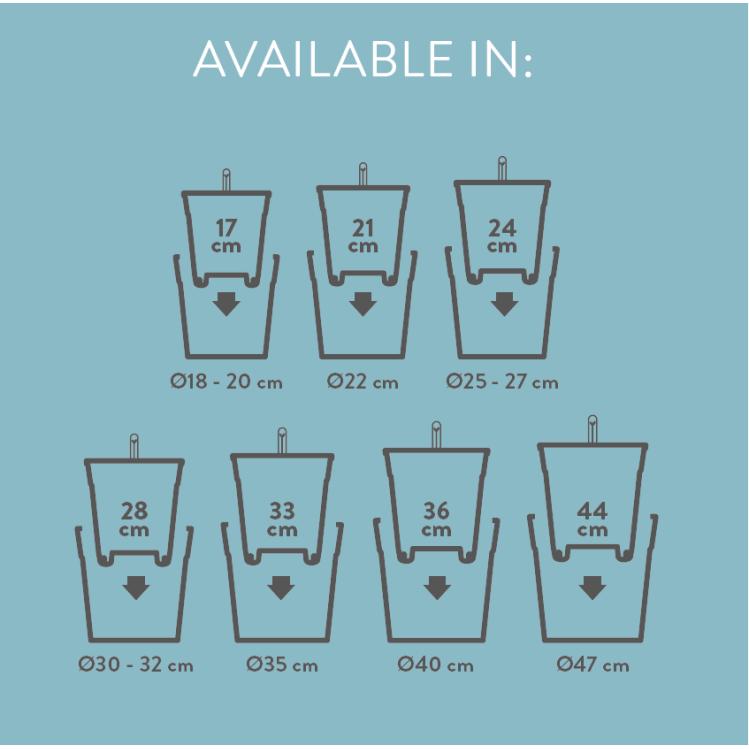 Inserir sistema de rega automática Elho 17 cm