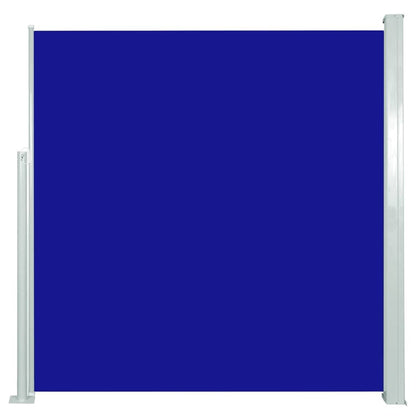 Vidaxl Toldo Lateral Retráctil De Jardín Azul 140x300 Cm_0