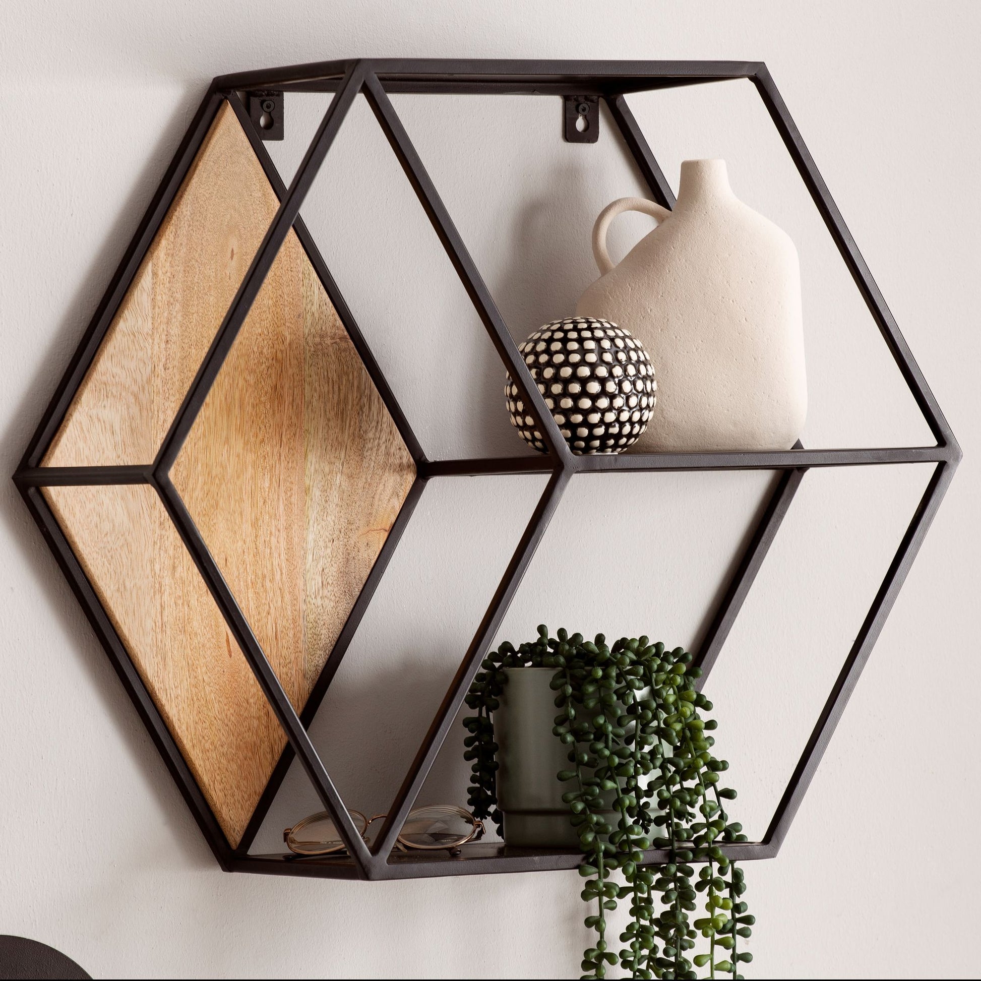 Estante De Pared 60x52x20 Cm_1