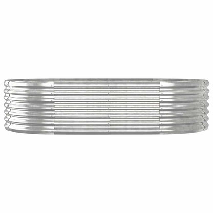 Jardinera Arriate Acero Galvanizado Plata 152x80x36 Cm_2