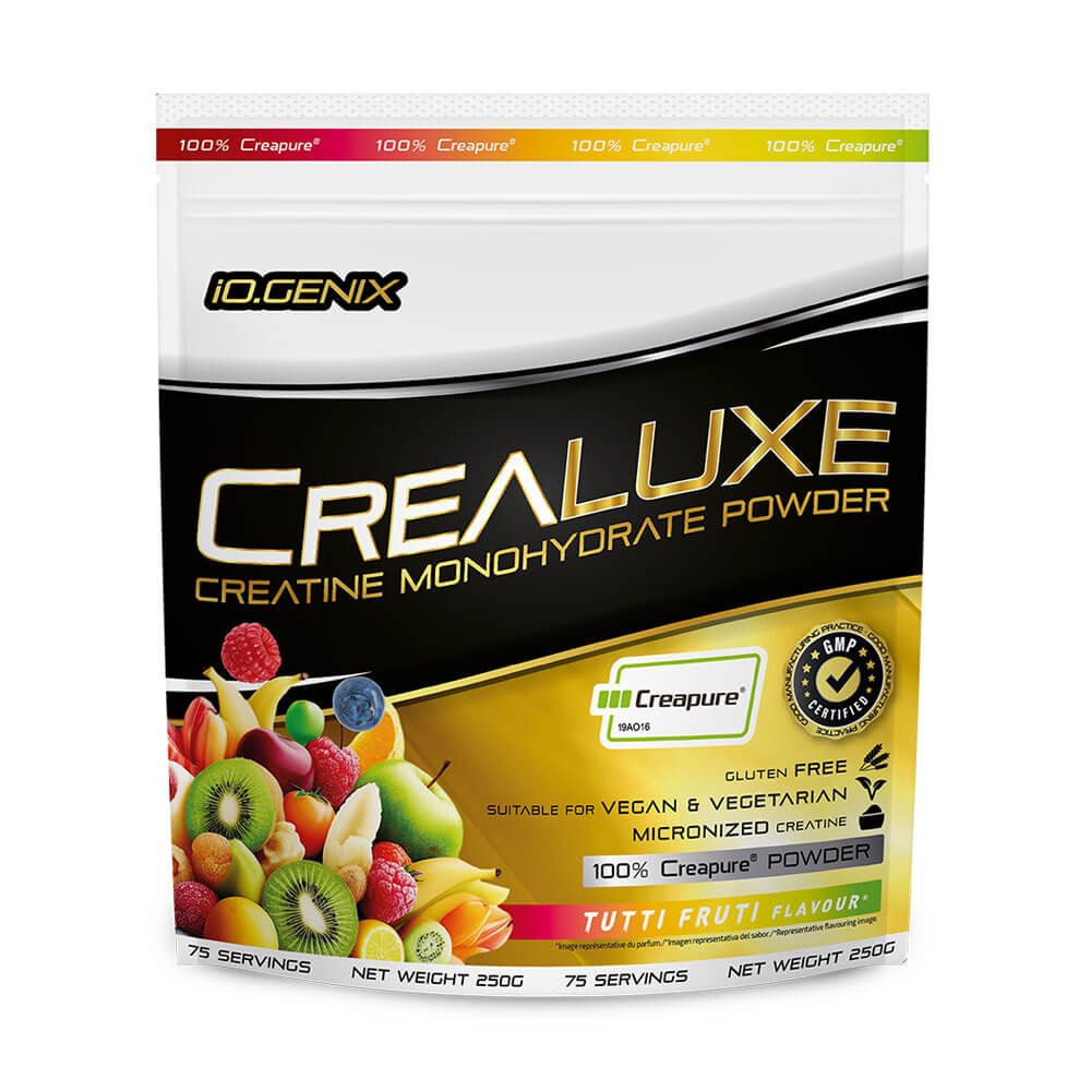Crealuxe - 250g - Tuti Fruti - Creatina Monohidrato - Io.genix_0