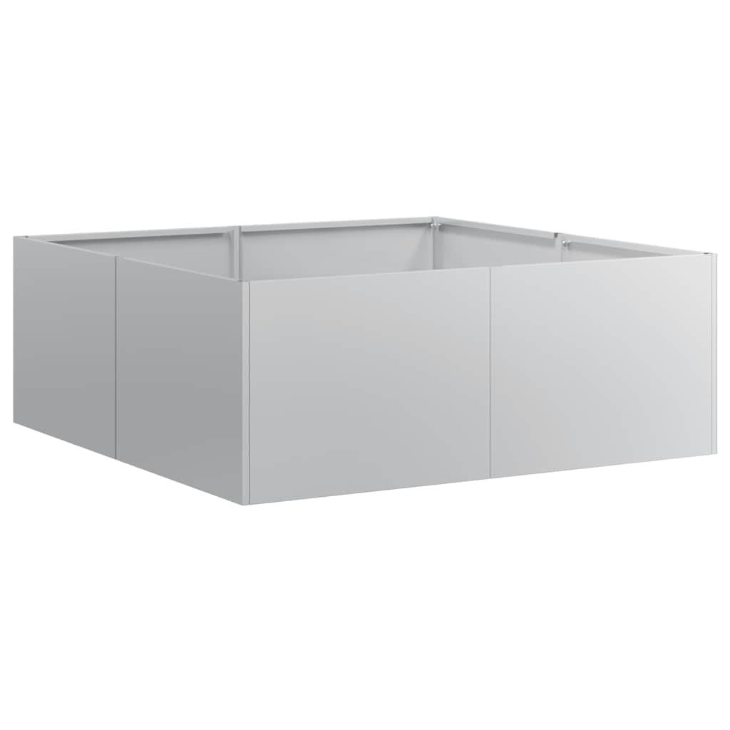 Jardinera 80x80x30 Cm De Acero Galvanizado_0