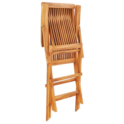 Vidaxl Set Comedor De Jardín Plegable 7 Piezas Madera Maciza De Teca_5