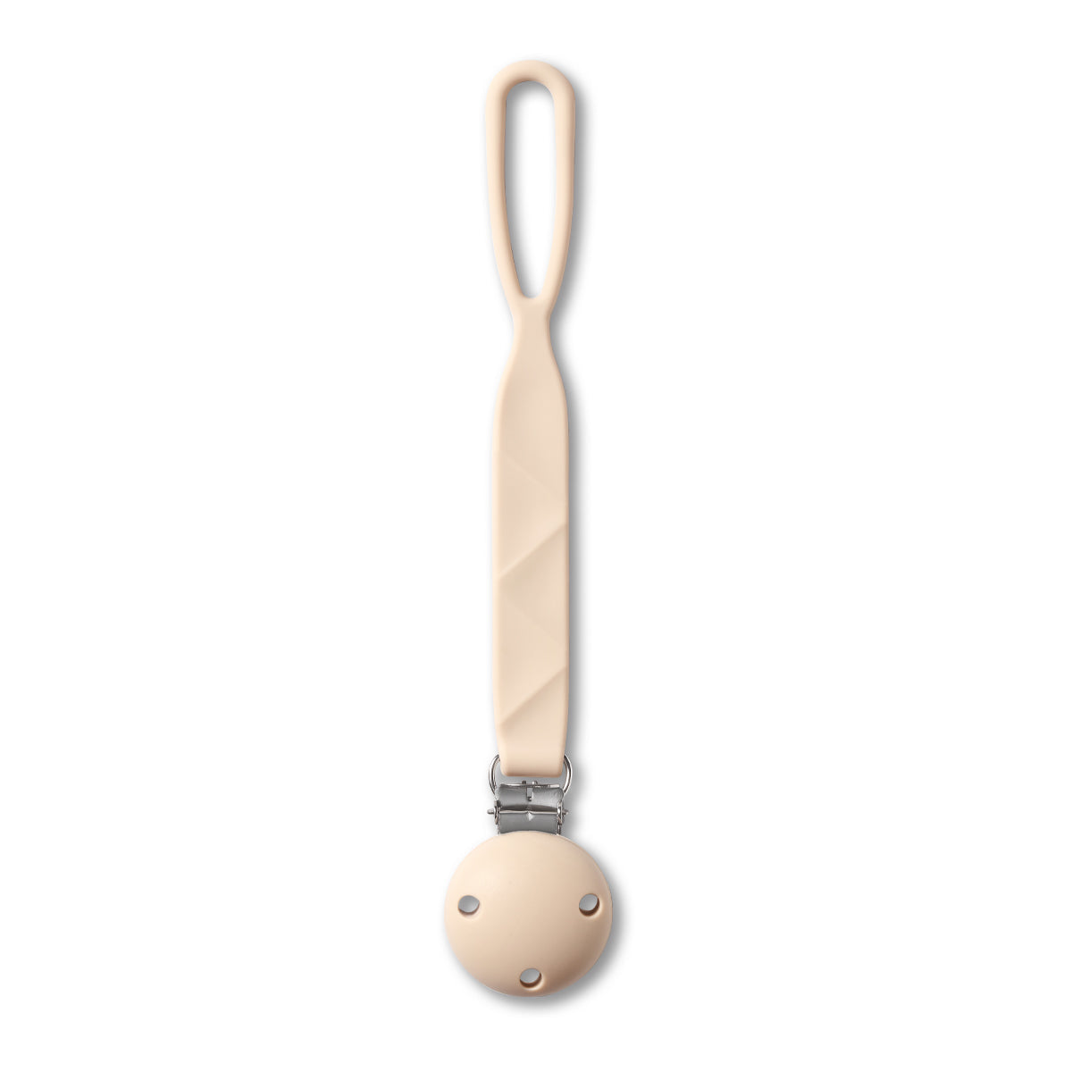 Cadena Portachupetes De Silicona Beige_0