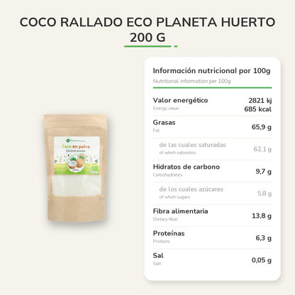 Información nutricional