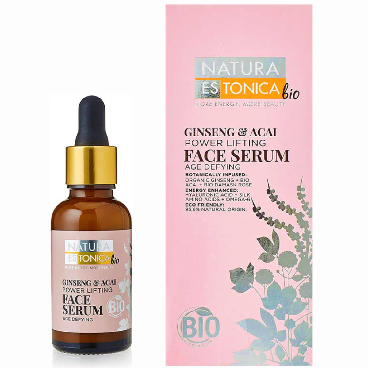 Natura Estonica Ginseng e Açaí Soro Facial 30 ml