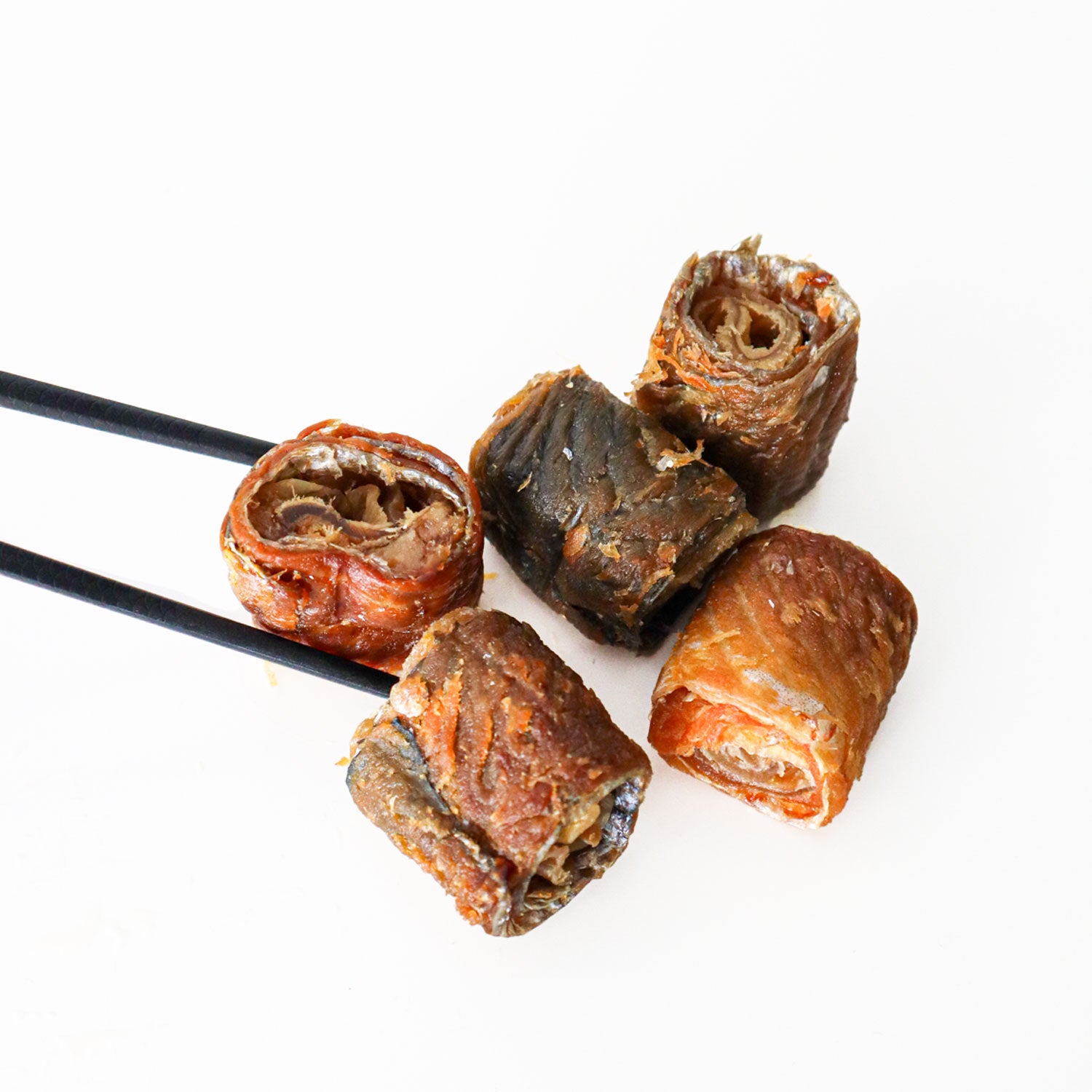 Snack Natural Para Perro Sushi Salmon 5u X 10 Bolsas Wuapu_1