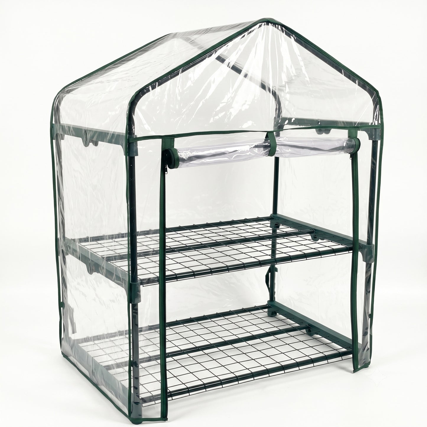 Invernadero De Jardín 2 Alturas Pvc Impermeable Nyana Garden 95x68x50cm_2