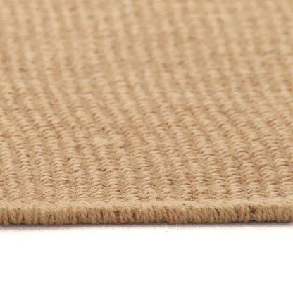 Alfombra De Yute Con Reverso De Latex Color Natural 120x180 Cm / Vetonek_2