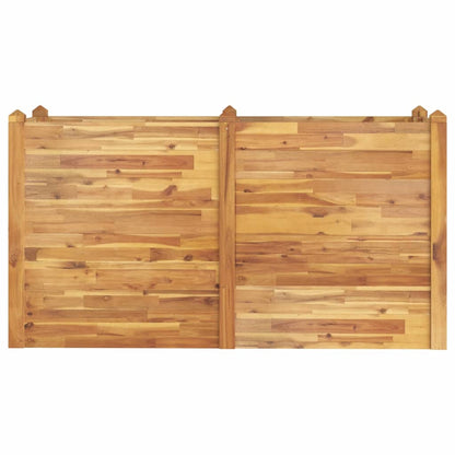 Jardinera Arriate Madera Maciza Acacia 160x60x84 Cm_2