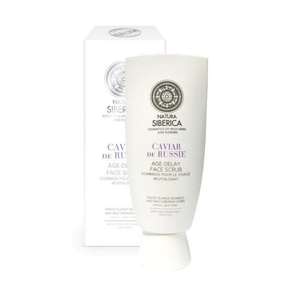 Esfoliante facial anti-idade de caviar da Rússia Copenhagen Natura Siberica 100 ml