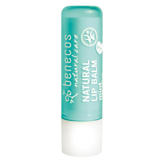 Bálsamo Labial Benecos Olive Shea Jojoba Hortelã 4,8 g