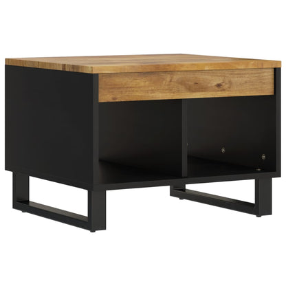 Mesa De Centro De Madera Maciza Mango 55x50x40 Cm_0