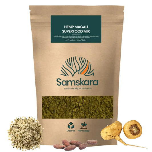 Hemp Macau (cáñamo · Maca · Cacao) Bio - 1kg | Cacao Puro Ecológico Vegano Para Repostería Y Bebidas_0