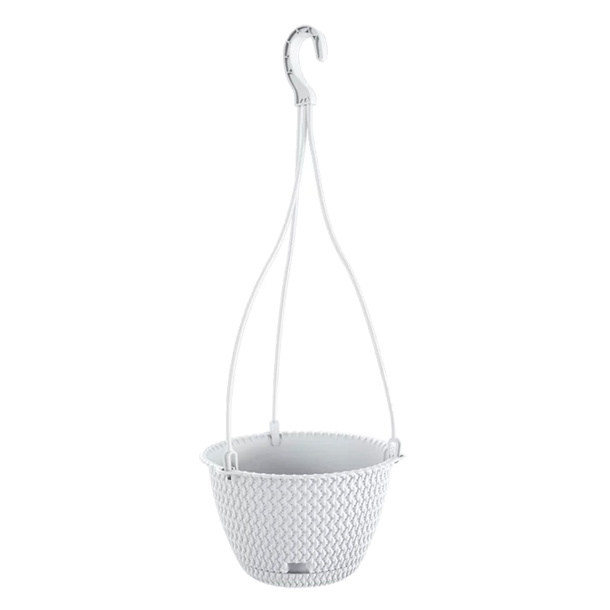 Macetero Colgante Splofy Round W 3l., Dimensiones (mm) 230x230x145, Color Blanco