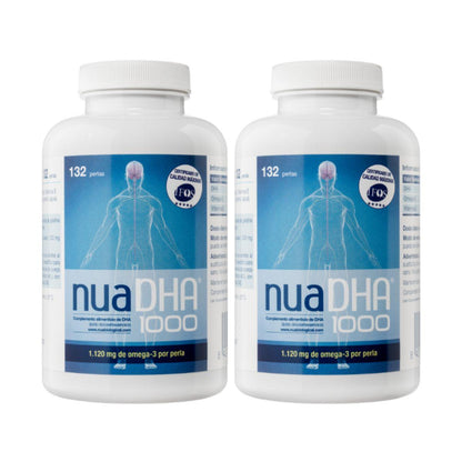 Pack 2x NuaDHA 1000 Nua Laboratories 132 pérolas
