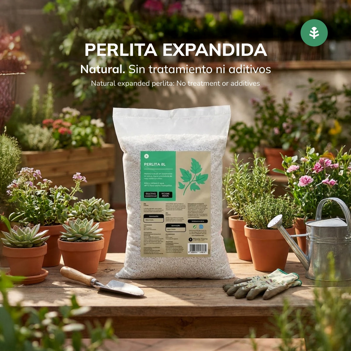Perlite Planeta Huerto 8 Litros
