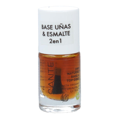 Base e esmalte natural 2 em 1 Sante 15 ml