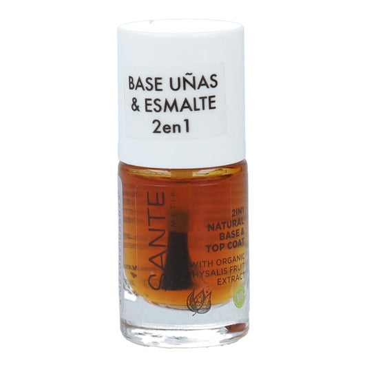 Base e esmalte natural 2 em 1 Sante 15 ml