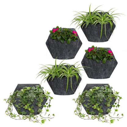 Jardín Vertical Modular Citysens Con Riego Manual De 6 Macetas – Blanco, Polipropileno 100% Reciclado_3