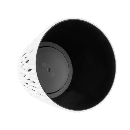 Vaso Duna com inserto branco D 22 x 19