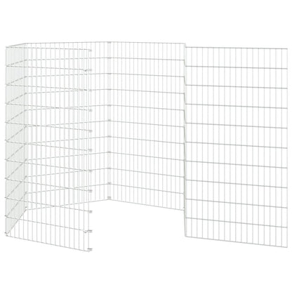 Vidaxl Recinto Animales Corral 6 Paneles Hierro Galvanizado 54x100 Cm_4