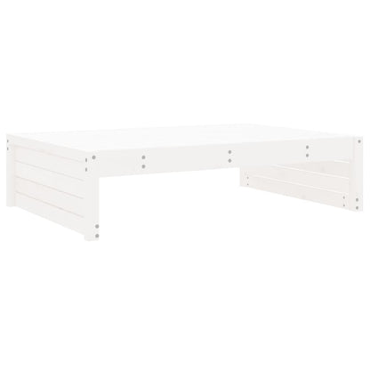 Vidaxl Juego De Muebles De Jardín 6 Piezas Madera Maciza Pino Blanco_3