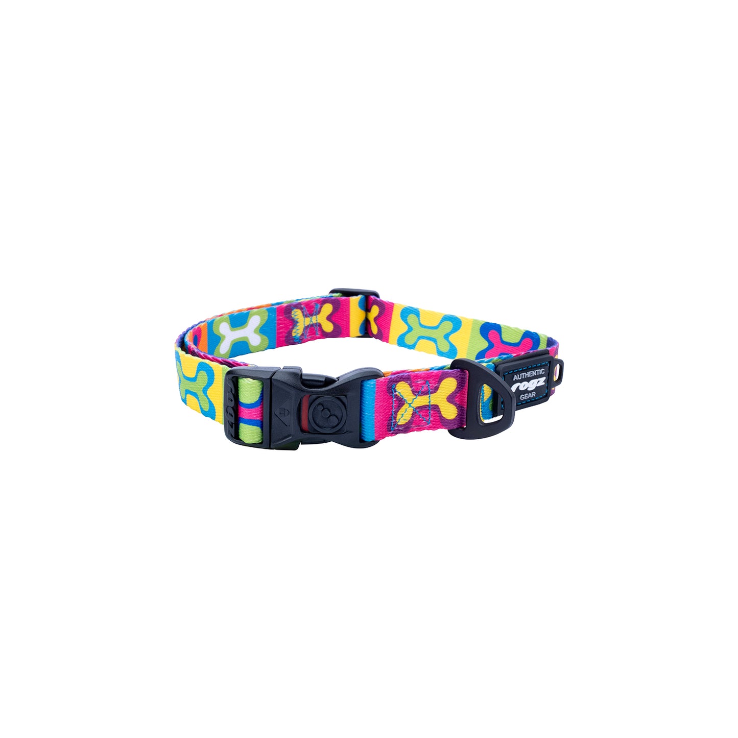 Collar Para Perro, Modelo Fusion De Rogz, Estampado Pop Art. Talla S (8-14kg)_2