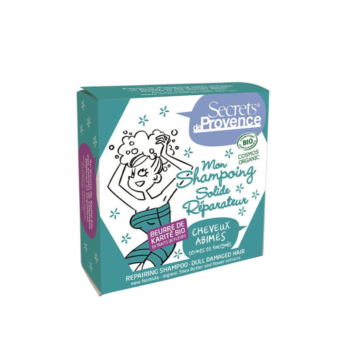 Champô Sólido Secrets de Provence para Cabelo Danificado - 85 g