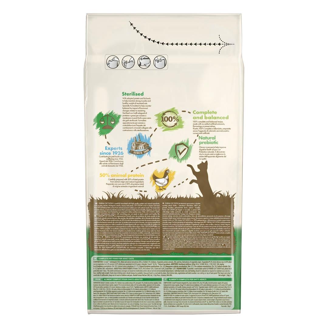 Cat Chow Chicken Gatos esterilizados 3 kg