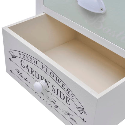 Mesita De Noche De Estilo Francés De Madera_4