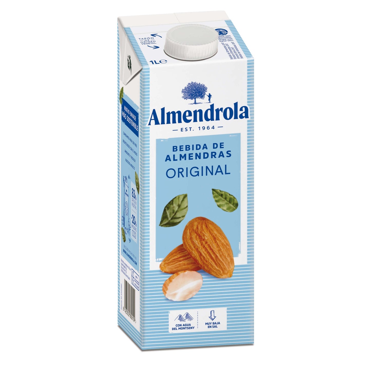 Pack de 6 Bebidas Almendrola Original Amêndoa 1 L