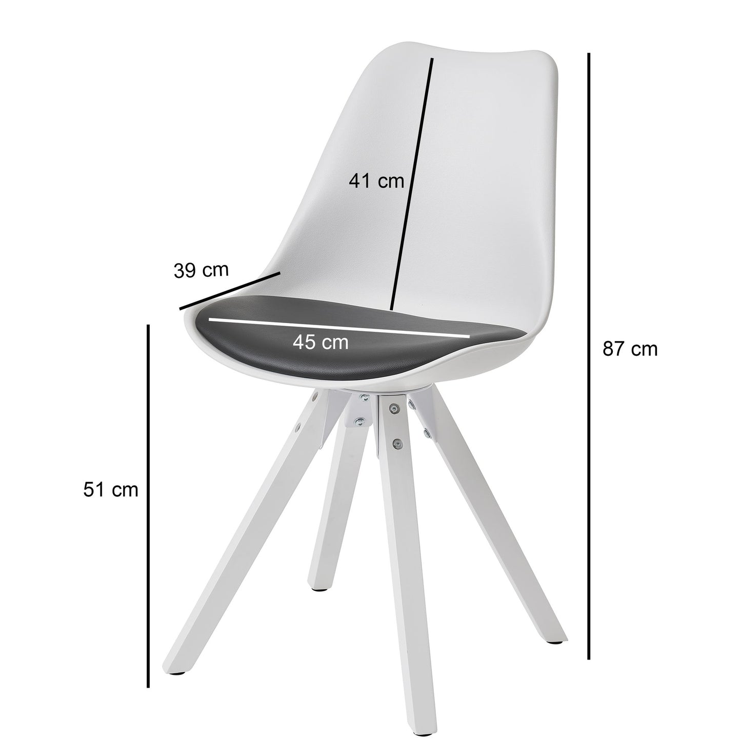 Silla De Comedor Funcional Y Resistente, Modelo Wl6.137_3