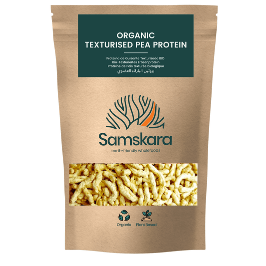Proteína De Guisante Texturizada Bio - 1.75kg | Proteína Vegetal Ecológica Vegana Para Batidos Y Repostería_0
