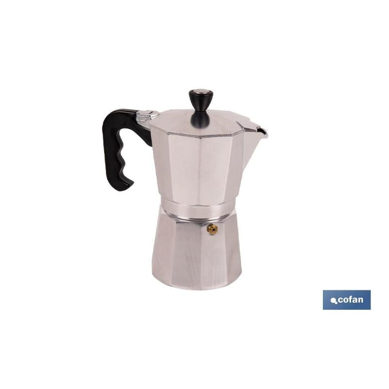 Cafetera Italiana De Aluminio Para Inducción 6 Tazas_2