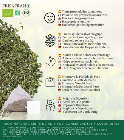 Infusión De Poleo Menta En Pirámides Ecológica | Frisafran 60 Uds_3