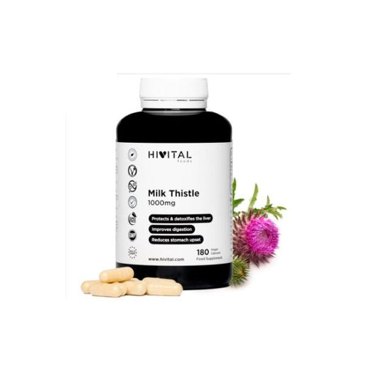 Cardo Mariano 1000 mg Hivital 180 cápsulas vegan